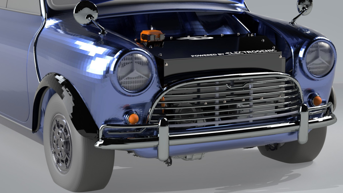 Vintage Meets EV revolution, with an Electrified Classic Mini