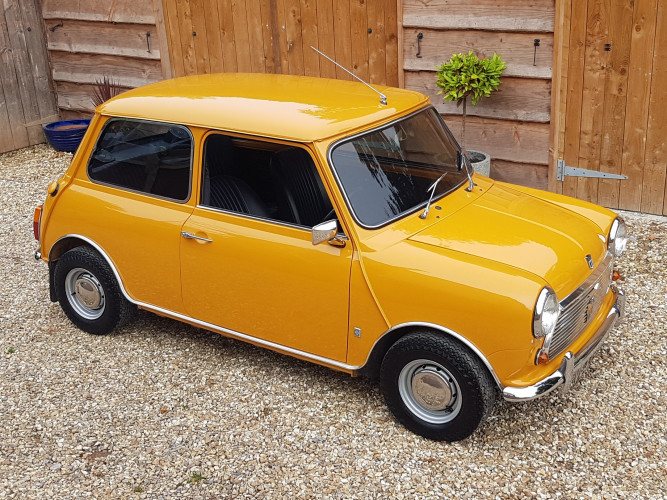 1971 Austin Mini MK 3 1275 Cooper S In Factory Bronze Yellow. - Mini ...